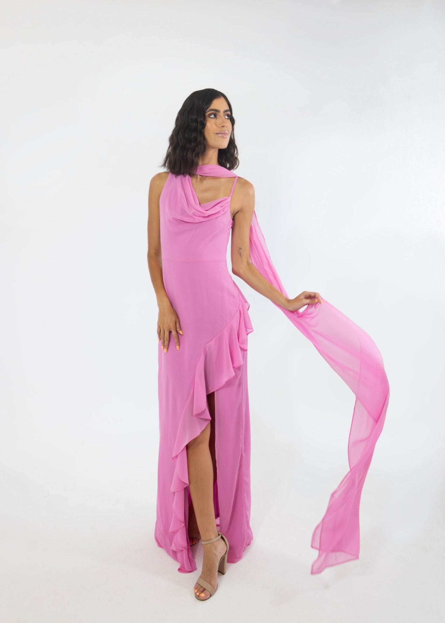 Issa - rosa - Cindel vestidos maxi, midi, mini, para toda ocasion, largos, de fiesta, de boda