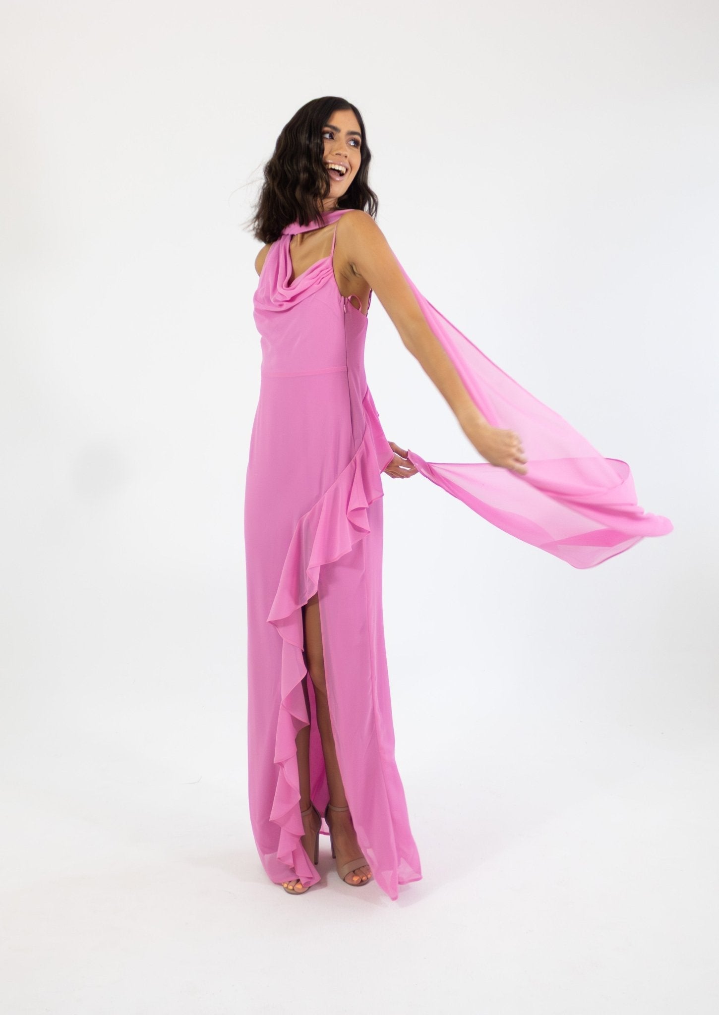 Issa - rosa - Cindel vestidos maxi, midi, mini, para toda ocasion, largos, de fiesta, de boda