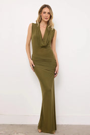 Jasmyn - verde - Cindel vestidos maxi, midi, mini, para toda ocasion, largos, de fiesta, de boda