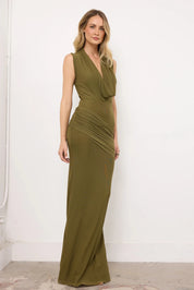 Jasmyn - verde - Cindel vestidos maxi, midi, mini, para toda ocasion, largos, de fiesta, de boda