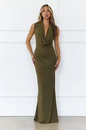 Jasmyn - verde - Cindel vestidos maxi, midi, mini, para toda ocasion, largos, de fiesta, de boda