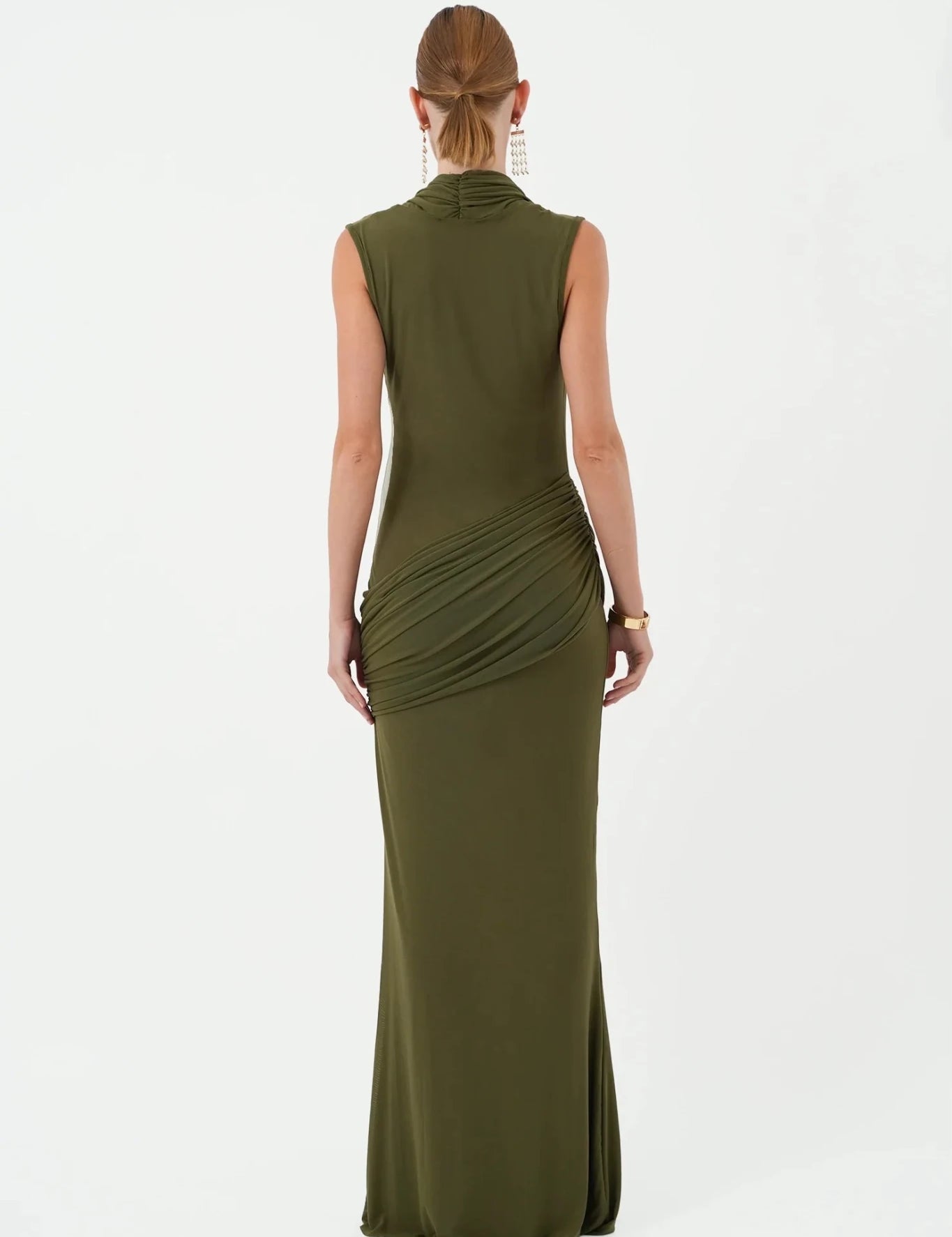 Jasmyn - verde - Cindel vestidos maxi, midi, mini, para toda ocasion, largos, de fiesta, de boda