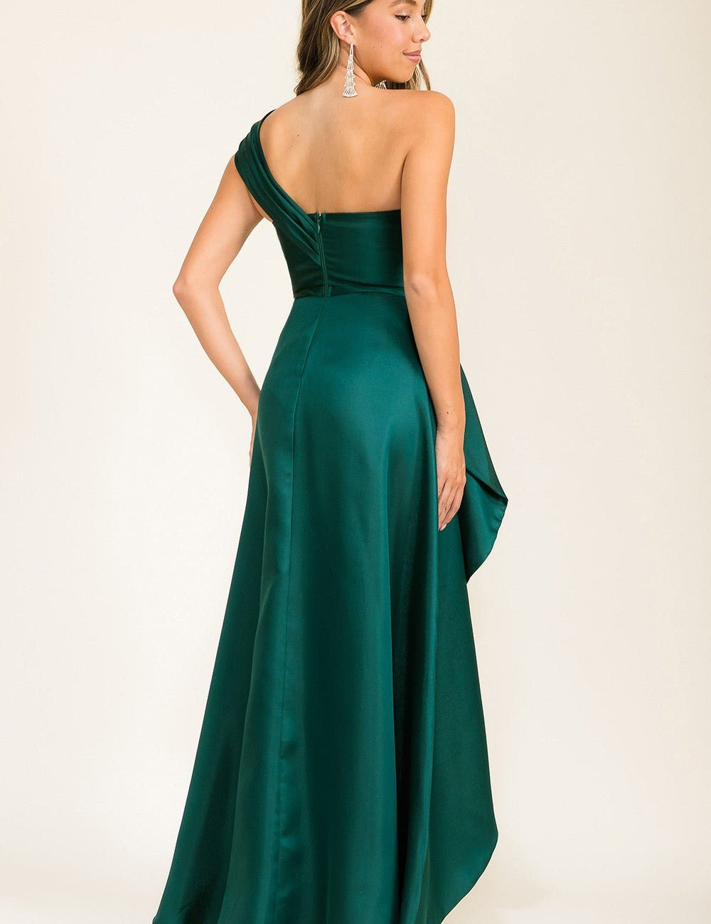 Lianne - verde - Cindel vestidos maxi, midi, mini, para toda ocasion, largos, de fiesta, de boda