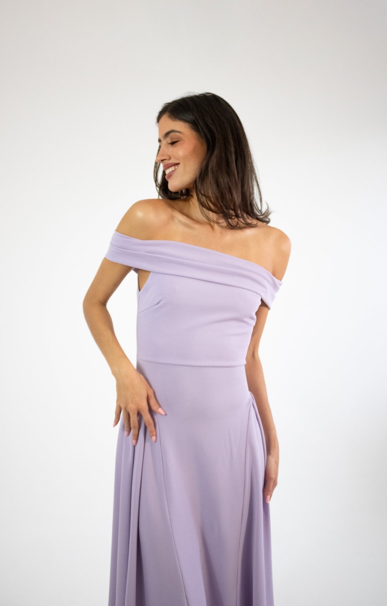 Lola - morado - Cindel vestidos maxi, midi, mini, para toda ocasion, largos, de fiesta, de boda