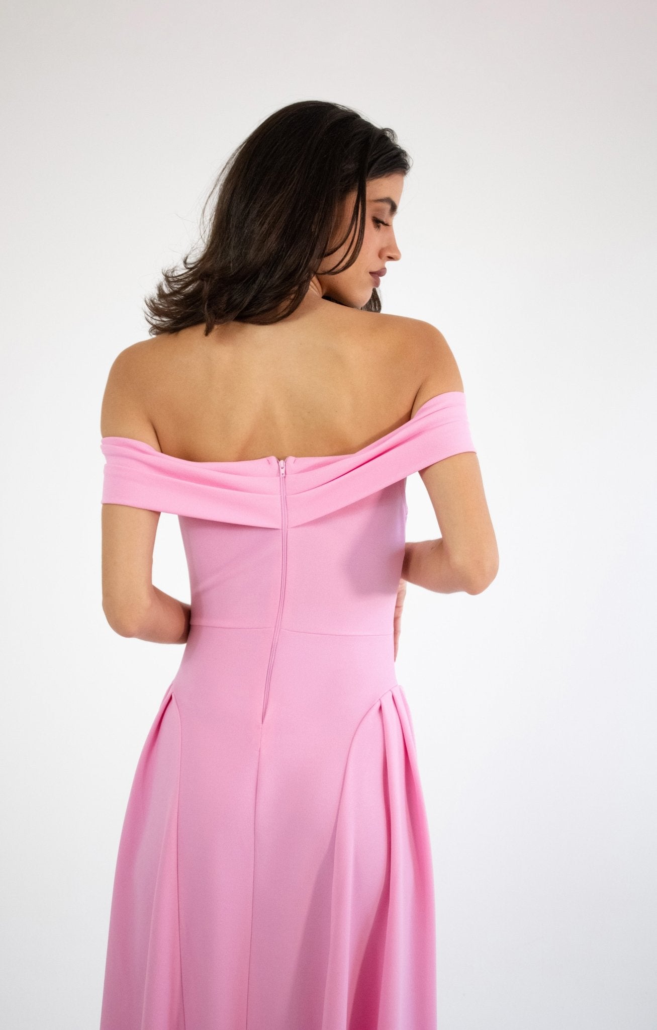 Lola - rosa - Cindel vestidos maxi, midi, mini, para toda ocasion, largos, de fiesta, de boda