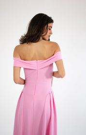 Lola - rosa - Cindel vestidos maxi, midi, mini, para toda ocasion, largos, de fiesta, de boda