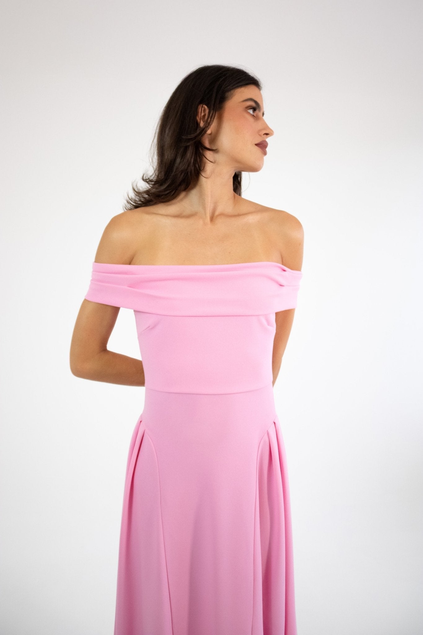 Lola - rosa - Cindel vestidos maxi, midi, mini, para toda ocasion, largos, de fiesta, de boda