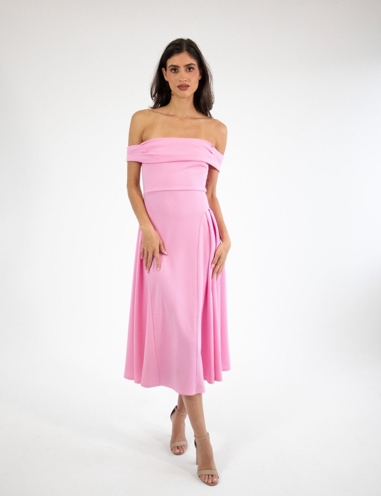 Lola - rosa - Cindel vestidos maxi, midi, mini, para toda ocasion, largos, de fiesta, de boda