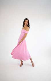 Lola - rosa - Cindel vestidos maxi, midi, mini, para toda ocasion, largos, de fiesta, de boda