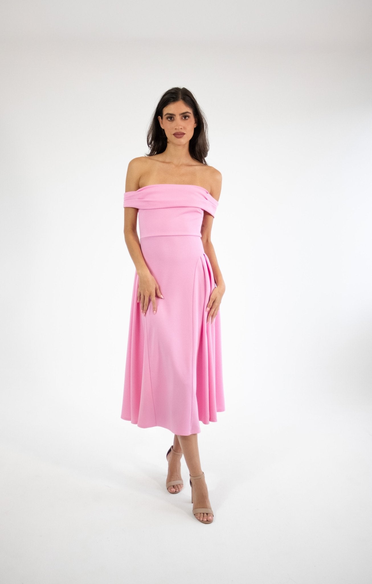 Lola - rosa - Cindel vestidos maxi, midi, mini, para toda ocasion, largos, de fiesta, de boda