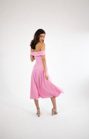 Lola - rosa - Cindel vestidos maxi, midi, mini, para toda ocasion, largos, de fiesta, de boda