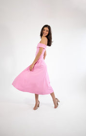 Lola - rosa - Cindel vestidos maxi, midi, mini, para toda ocasion, largos, de fiesta, de boda