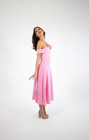 Lola - rosa - Cindel vestidos maxi, midi, mini, para toda ocasion, largos, de fiesta, de boda