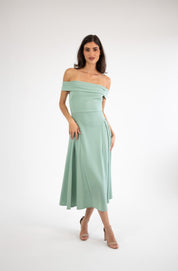 Lola - verde - Cindel vestidos maxi, midi, mini, para toda ocasion, largos, de fiesta, de boda