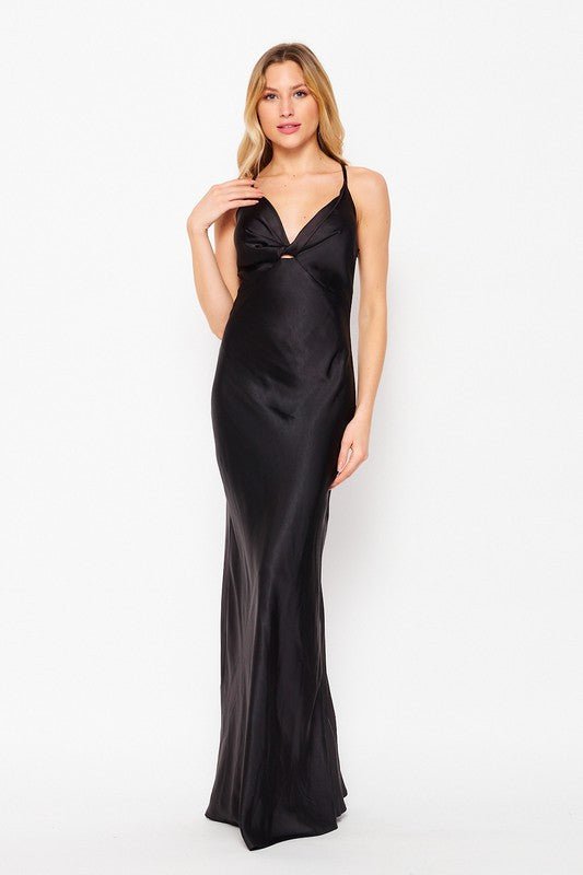 Loreta - negro - Cindel vestidos maxi, midi, mini, para toda ocasion, largos, de fiesta, de boda