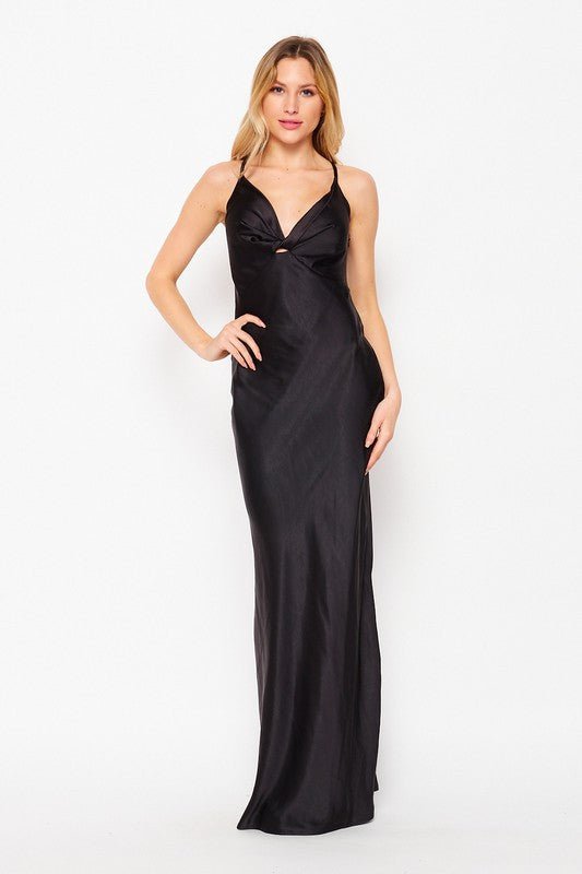 Loreta - negro - Cindel vestidos maxi, midi, mini, para toda ocasion, largos, de fiesta, de boda