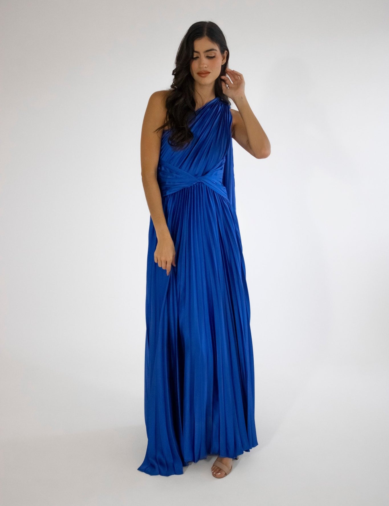 Mabela - azul - Cindel vestidos maxi, midi, mini, para toda ocasion, largos, de fiesta, de boda