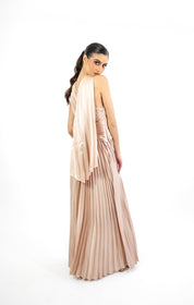 Mabela - nude - Cindel vestidos maxi, midi, mini, para toda ocasion, largos, de fiesta, de boda