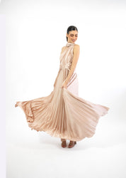 Mabela - nude - Cindel vestidos maxi, midi, mini, para toda ocasion, largos, de fiesta, de boda