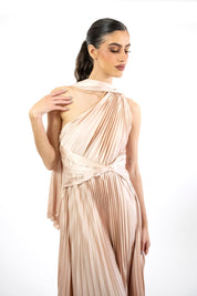 Mabela - nude - Cindel vestidos maxi, midi, mini, para toda ocasion, largos, de fiesta, de boda