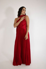 Mabela - rojo - Cindel vestidos maxi, midi, mini, para toda ocasion, largos, de fiesta, de boda