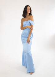 Marialy - azul cielo - Cindel vestidos maxi, midi, mini, para toda ocasion, largos, de fiesta, de boda