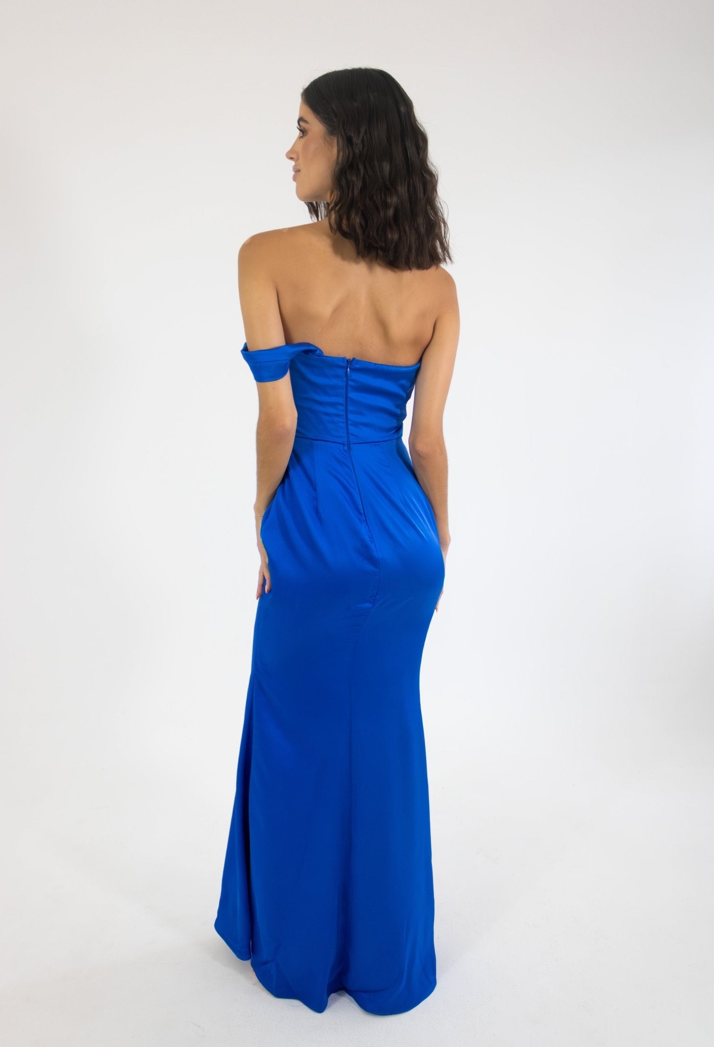 Marialy - azul - Cindel vestidos maxi, midi, mini, para toda ocasion, largos, de fiesta, de boda