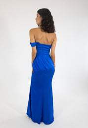 Marialy - azul - Cindel vestidos maxi, midi, mini, para toda ocasion, largos, de fiesta, de boda