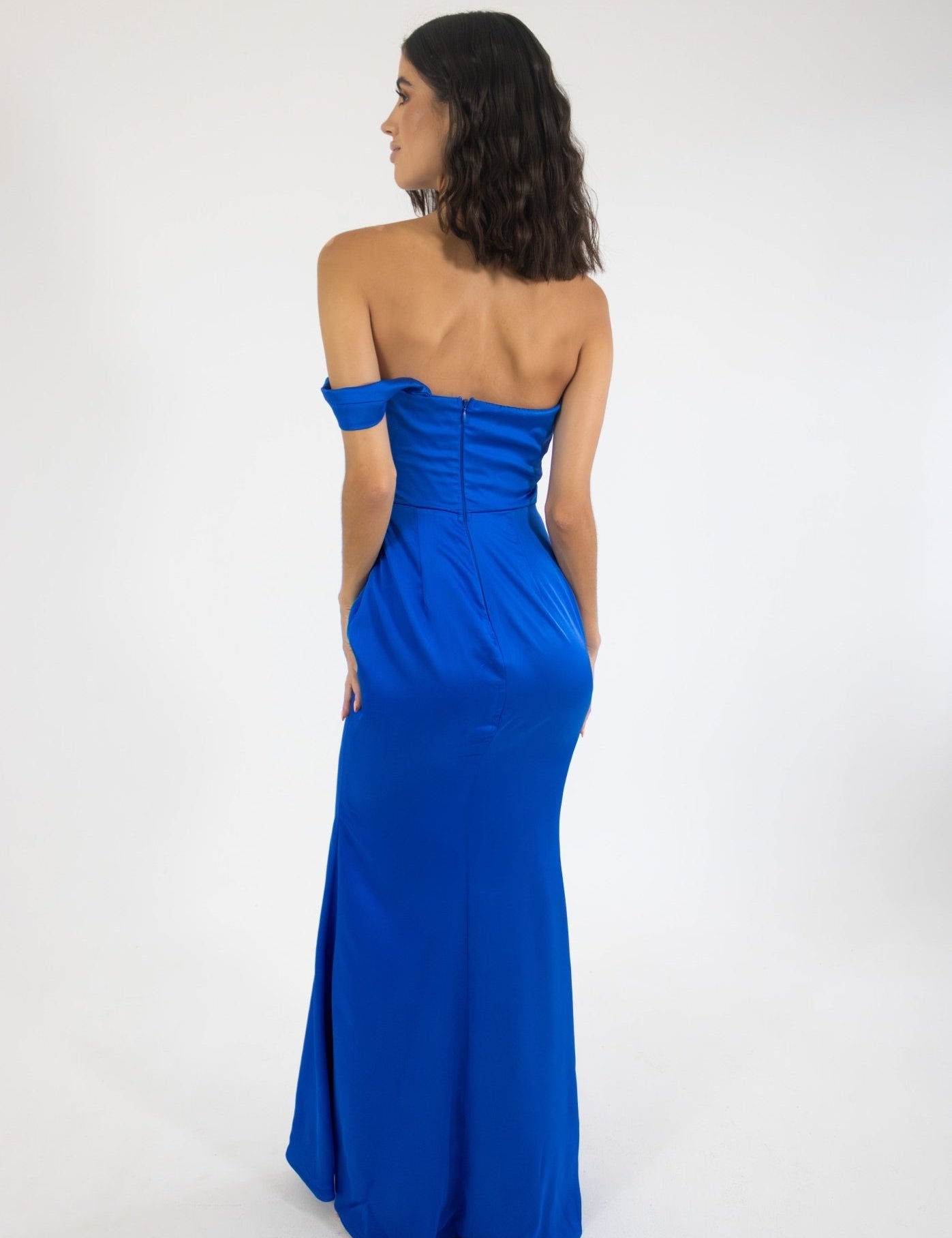 Marialy - azul - Cindel vestidos maxi, midi, mini, para toda ocasion, largos, de fiesta, de boda