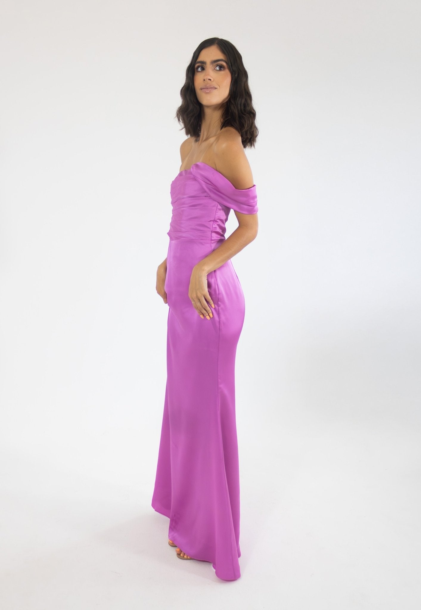 Marialy - rosa - Cindel vestidos maxi, midi, mini, para toda ocasion, largos, de fiesta, de boda