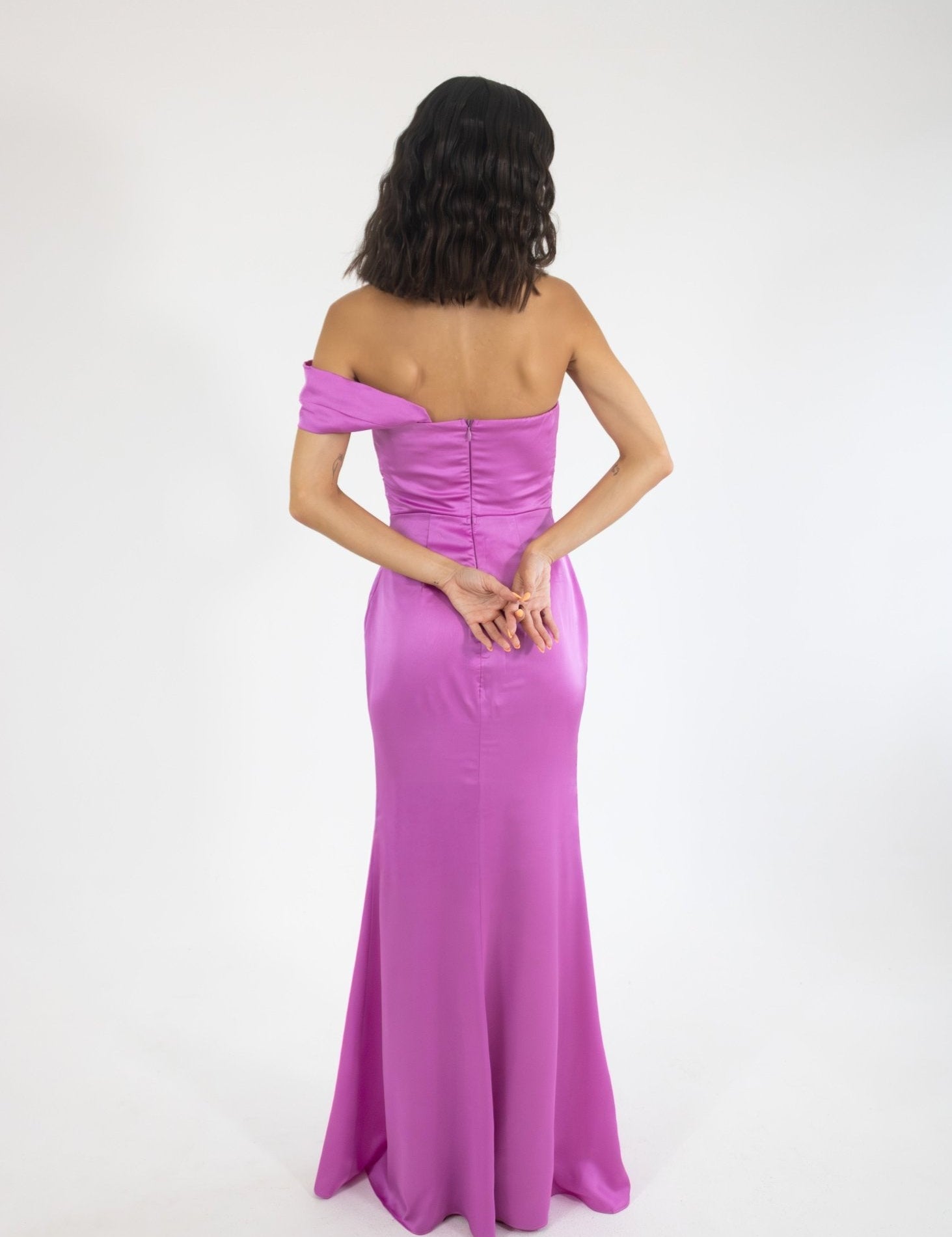 Marialy - rosa - Cindel vestidos maxi, midi, mini, para toda ocasion, largos, de fiesta, de boda