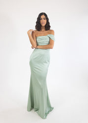 Marialy - sage - Cindel vestidos maxi, midi, mini, para toda ocasion, largos, de fiesta, de boda