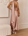 Mariela - rosa palo - Cindel vestidos maxi, midi, mini, para toda ocasion, largos, de fiesta, de boda