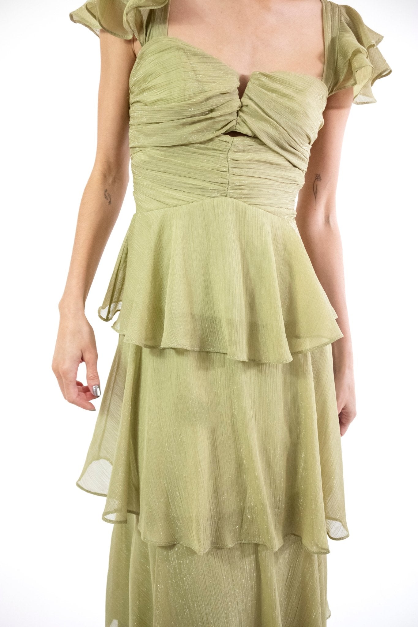 Mimi - verde - Cindel vestidos maxi, midi, mini, para toda ocasion, largos, de fiesta, de boda