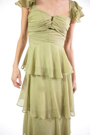 Mimi - verde - Cindel vestidos maxi, midi, mini, para toda ocasion, largos, de fiesta, de boda