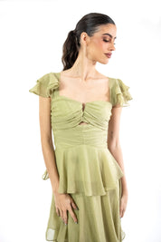 Mimi - verde - Cindel vestidos maxi, midi, mini, para toda ocasion, largos, de fiesta, de boda