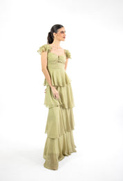 Mimi - verde - Cindel vestidos maxi, midi, mini, para toda ocasion, largos, de fiesta, de boda