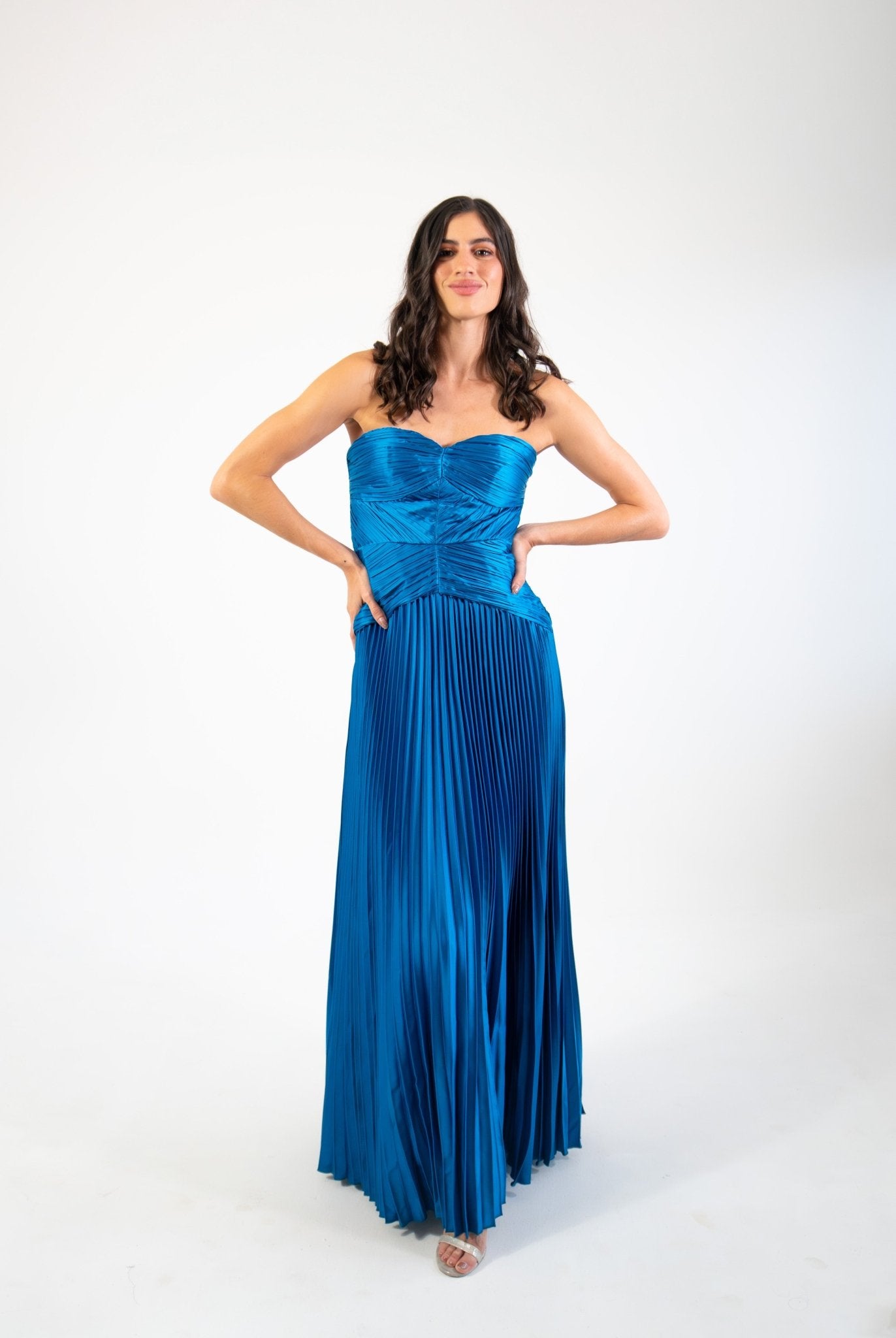 Molly - azul - Cindel vestidos maxi, midi, mini, para toda ocasion, largos, de fiesta, de boda