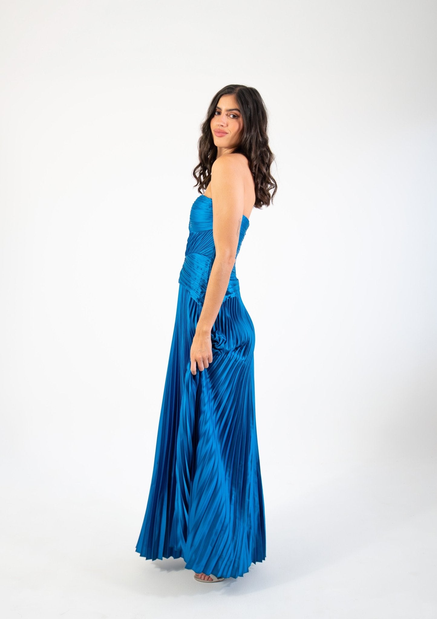 Molly - azul - Cindel vestidos maxi, midi, mini, para toda ocasion, largos, de fiesta, de boda