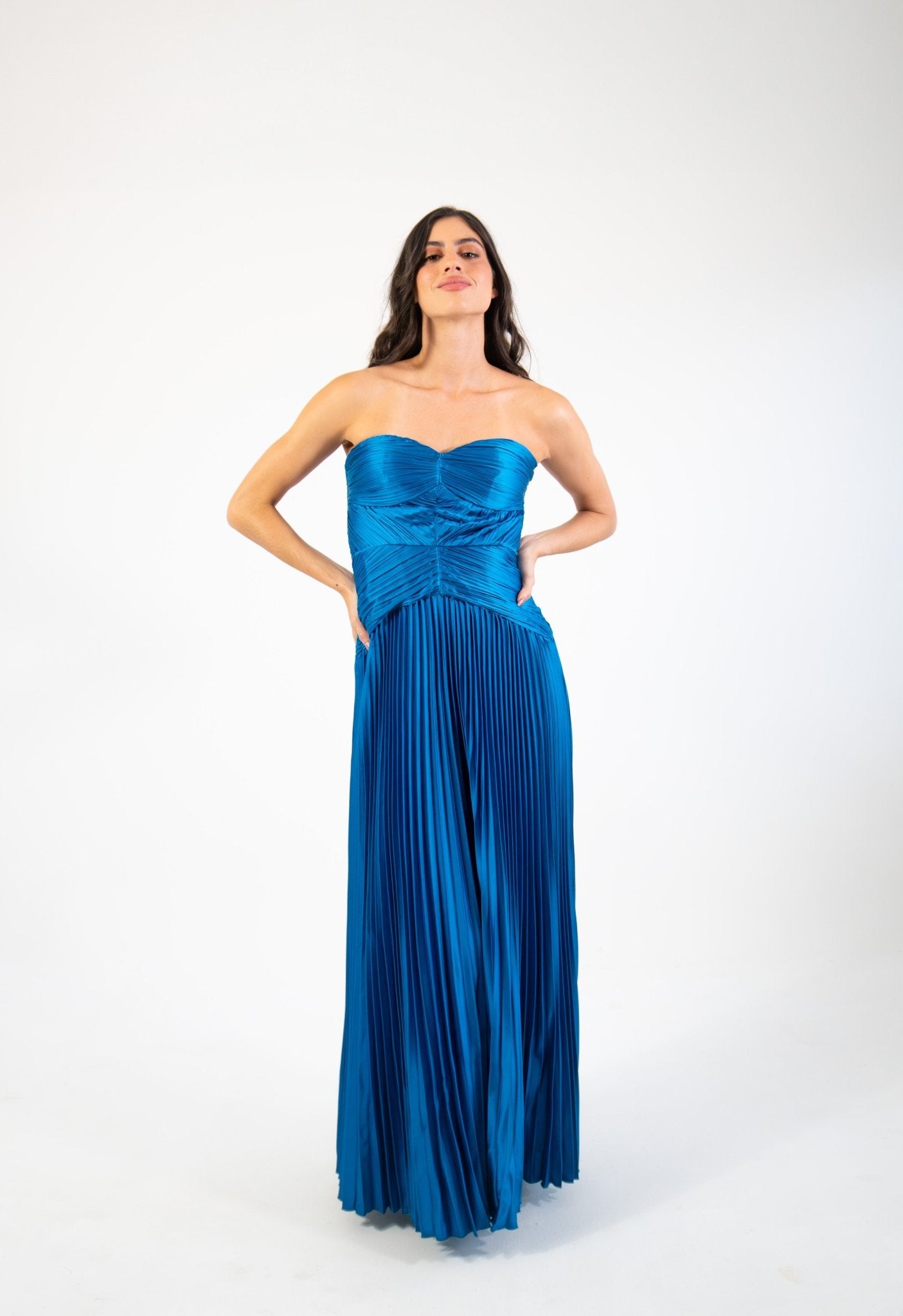 Molly - azul - Cindel vestidos maxi, midi, mini, para toda ocasion, largos, de fiesta, de boda