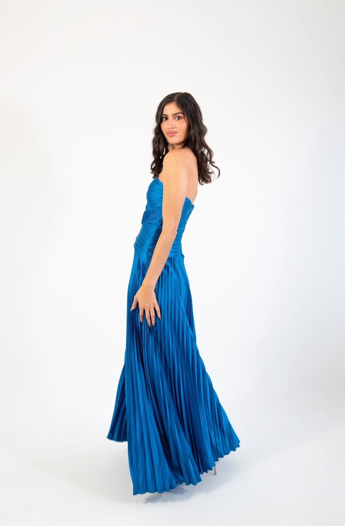Molly - azul - Cindel vestidos maxi, midi, mini, para toda ocasion, largos, de fiesta, de boda