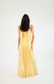 Nesta - amarillo - Cindel vestidos maxi, midi, mini, para toda ocasion, largos, de fiesta, de boda