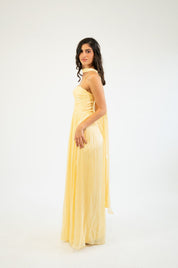 Nesta - amarillo - Cindel vestidos maxi, midi, mini, para toda ocasion, largos, de fiesta, de boda