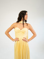 Nesta - amarillo - Cindel vestidos maxi, midi, mini, para toda ocasion, largos, de fiesta, de boda