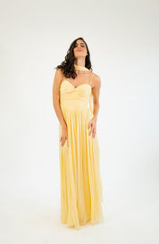 Nesta - amarillo - Cindel vestidos maxi, midi, mini, para toda ocasion, largos, de fiesta, de boda
