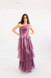 Oria - rosa - Cindel vestidos maxi, midi, mini, para toda ocasion, largos, de fiesta, de boda