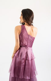 Oria - rosa - Cindel vestidos maxi, midi, mini, para toda ocasion, largos, de fiesta, de boda