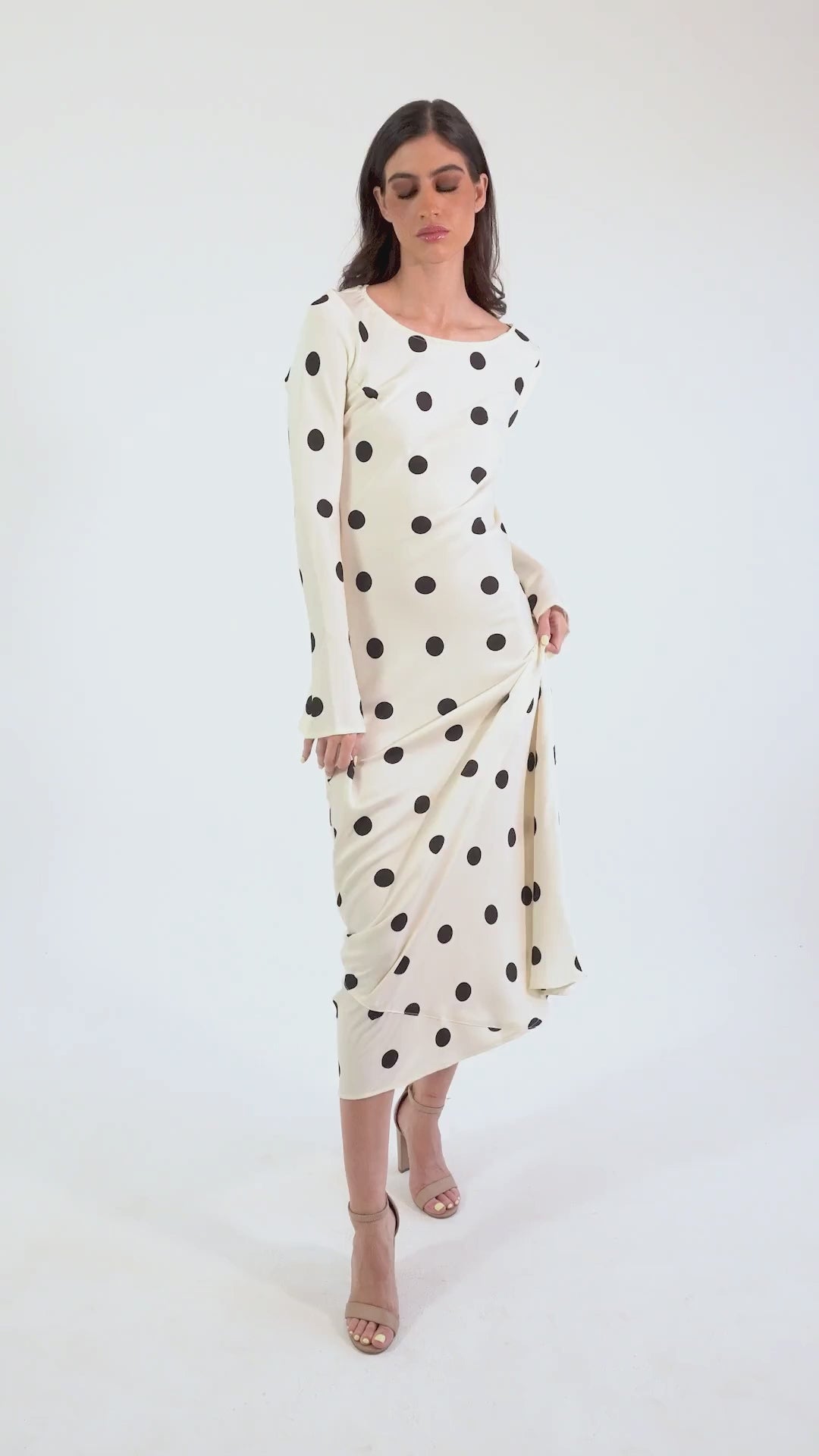 Georgie polka - blanco