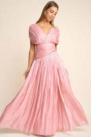 Regina - rosa - Cindel vestidos maxi, midi, mini, para toda ocasion, largos, de fiesta, de boda