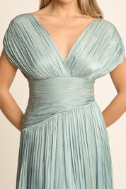 Regina - verde - Cindel vestidos maxi, midi, mini, para toda ocasion, largos, de fiesta, de boda